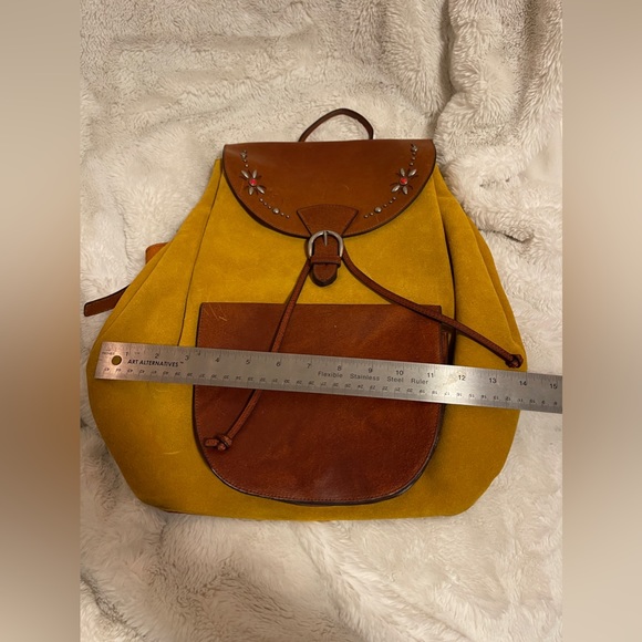 Leather Suede Backpack main image 7